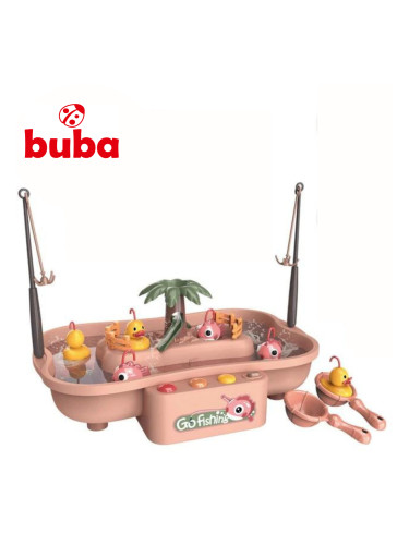 Комплект за риболов Buba Go Fishing 889-194, рибки, розов