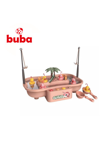 Комплект за риболов Buba Go Fishing, 889-192, патета, розов