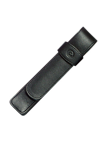 Кожен калъф за едно пишещо средство Pelikan, черен