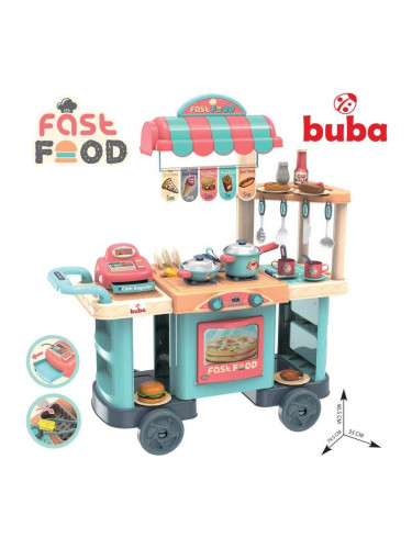 Buba Ресторант на колела Kitchen trolley, Синя, 008-958, NEW023037