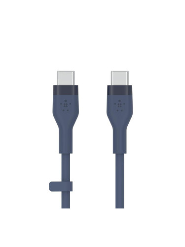 Кабел Belkin  USB-C към USB-C 2.0 силиконов 2m, син CAB009bt2MBL