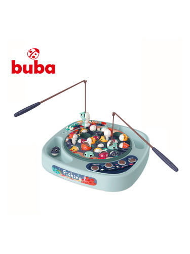 Комплект за риболов Buba Fishing 889-215, 24 рибки, сив