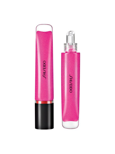Shiseido Shimmer GelGloss блясък за устни с блестящи частици с хидратиращ ефект цвят 08 Sumire Magenta 9 мл.
