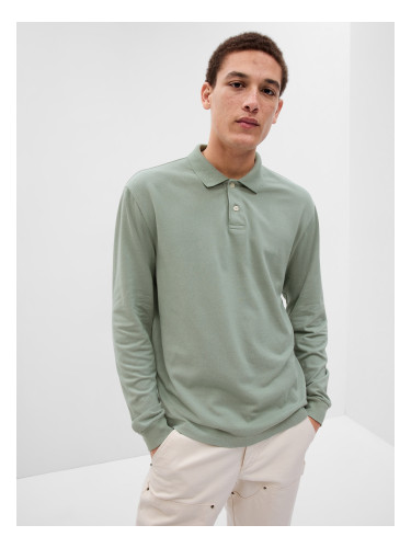 GAP Polo T-Shirt Pique Long Sleeve - Men