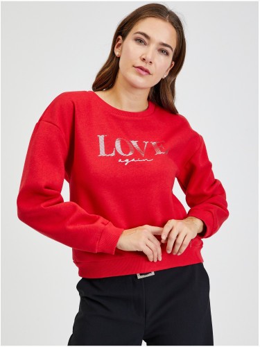 Red Women's Loose Sweatshirt ORSAY - Women