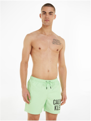 Light Green Men's Swimsuit Calvin Klein Underwear Intense Power-Medium Dra - Men's