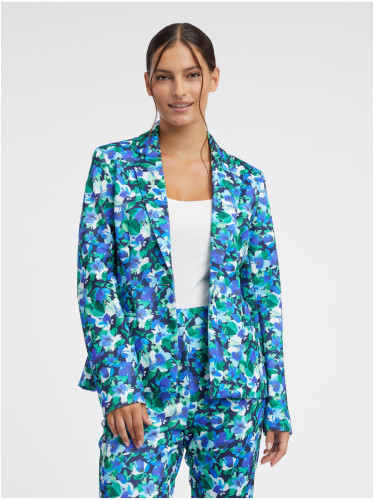 Orsay Green-Blue Ladies Floral Womens Jacket - Ladies