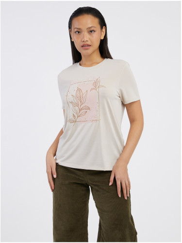 Beige Women's T-Shirt ONLY Free - Women