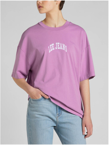 Pink women's oversize T-shirt Lee - Women's