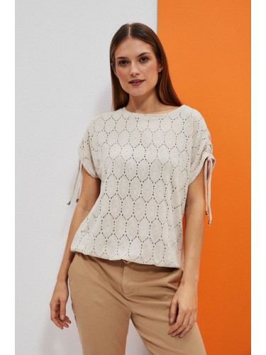 WOMEN'S T-SHIRT L-TS-4033 L.Beige