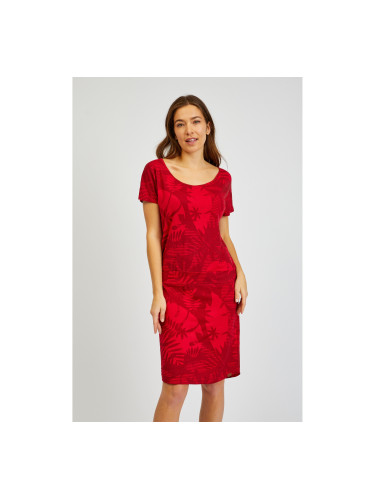 SAM 73 Women's Red Patterned Dress SAM73 Corvus