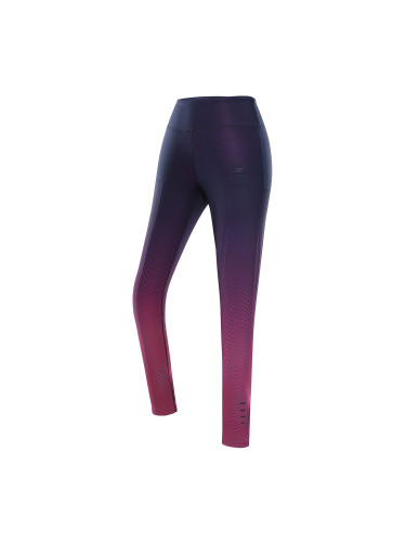 Women's quick-drying leggings ALPINE PRO ARELA neon knockout pink variant PA