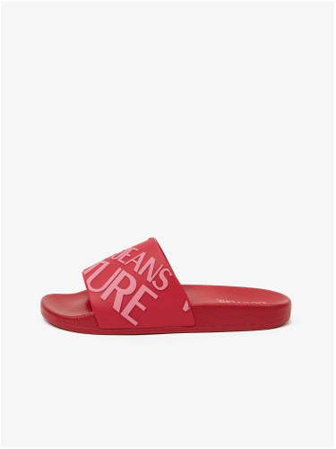 Versace Jeans Couture Red Slippers - Ladies