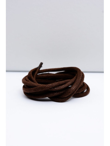 Corbby Brązowe Woskowane Grube Sznurowadła