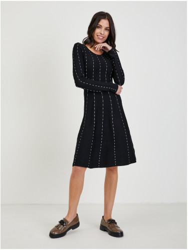 Black Women's Patterned Sweater Dress ORSAY - Women