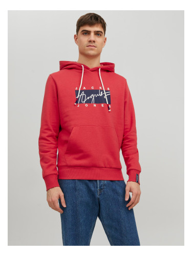 Red Men's Jack & Jones Josh Hoodie