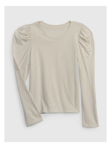 GAP Kids T-shirt with puffed sleeves - Girls