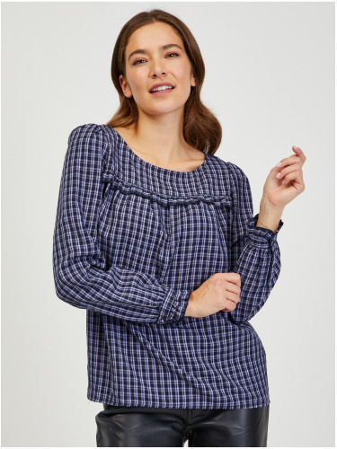 Dark blue plaid blouse ORSAY - Ladies