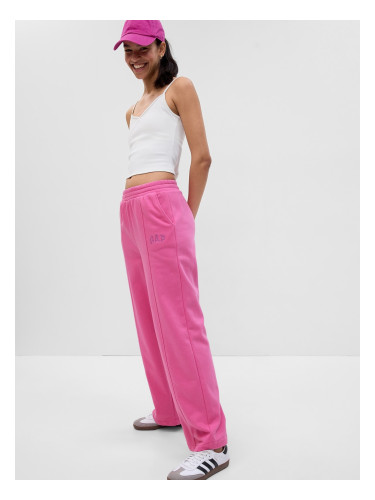 Women's pink wide sweatpants GAP