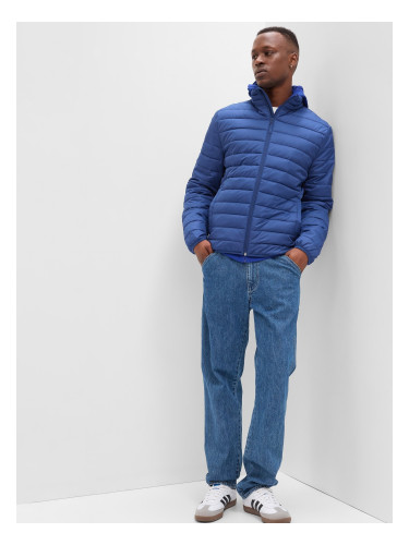Men's Blue Quilted Gap Jacket