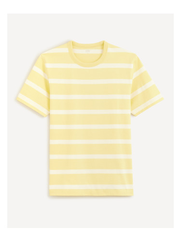 Celio Striped T-Shirt Beboxar - Men's