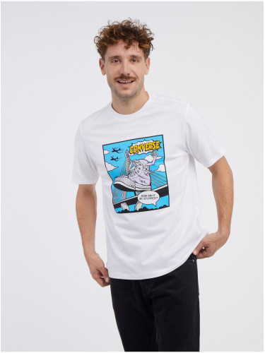 White Men's T-shirt Converse - Men