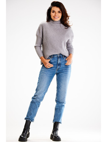 Awama Woman's Sweater A615 Grey
