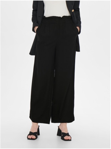 Black women's wide trousers ONLY Caly