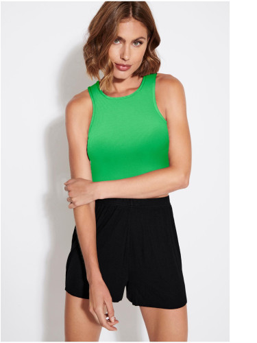 Light Green Womens Crop Top Top ONLY Belia - Women