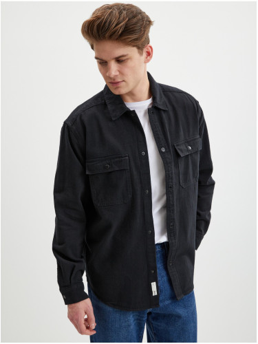 Black Mens Outerwear ONLY & SONS Team - Men