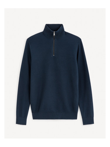 Celio Celim Sweater with Zipper Collar - Men's