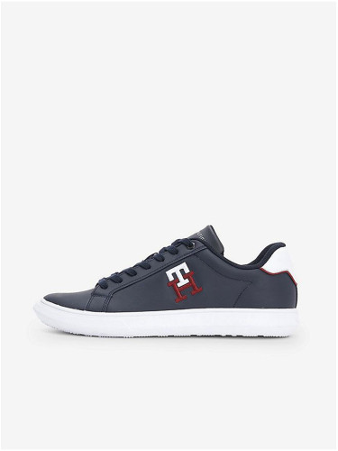 Tommy Hilfiger Navy Blue Men's Leather Tommy Jeans Sneakers
