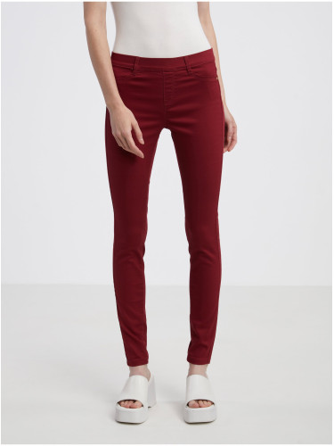 Women's red trousers CAMAIEU - Women