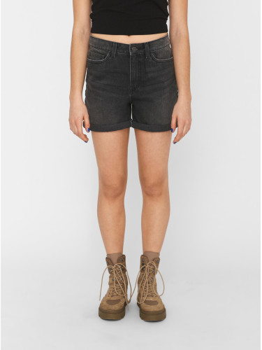 Noisy May Miley Grey Denim Shorts - Women