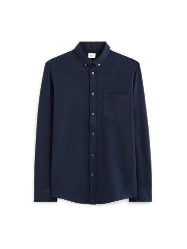 Celio Cotton Pique Shirt Bapik - Mens