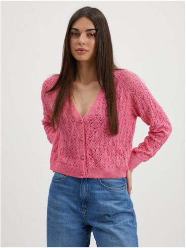 Pink Womens Cardigan ONLY Alvi - Ladies