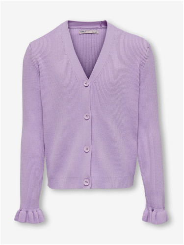 Light purple girly cardigan ONLY Sally - Girls