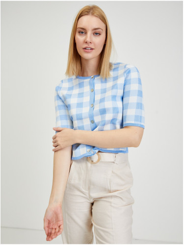 Light blue Checkered Cardigan ORSAY - Ladies