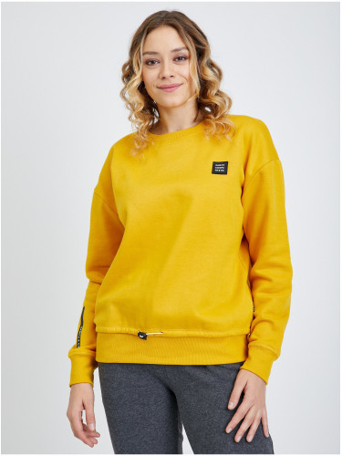 Women's yellow sweatshirt SAM 73 Rodven