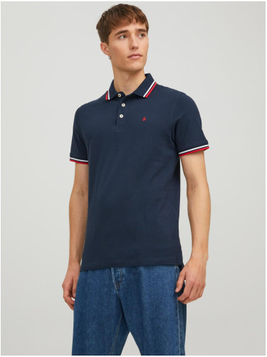 Dark blue polo shirt Jack & Jones Paulos - Men