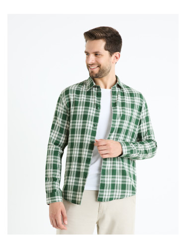 Celio Plaid Shirt Fadro - Men's