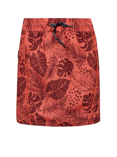 Orange girls' patterned skirt SAM 73 Kora