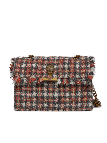 Дамска чанта Kurt Geiger 690-Tweed Kensington Bag 3614536609 Кафяв