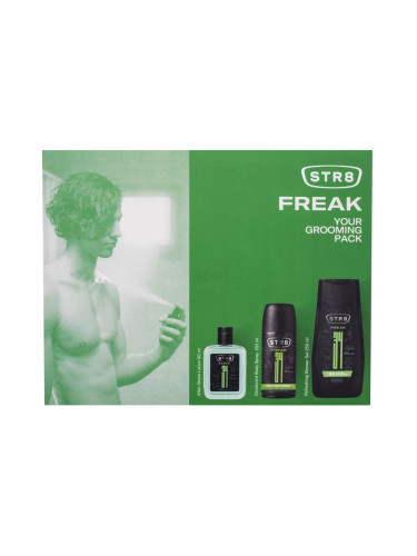 STR8 FREAK SET1 Подаръчен комплект одеколон 50 ml + душ гел 250 ml + дезодорант 150 ml