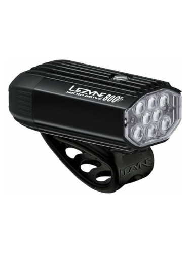 Lezyne Micro Drive 800+ Front 800 lm Satin Black Отпред  Велосипедна лампа