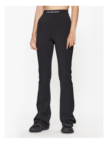 Calvin Klein Jeans Текстилни панталони Milano J20J221917 Черен Regular Fit