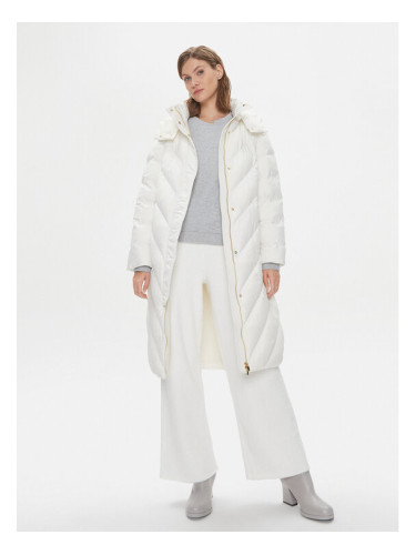 PINKO Преходно палто Computer 101601 A11M Бял Regular Fit