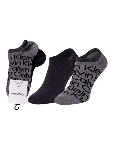 Calvin Klein Man's 2Pack Socks 701218714004 Grey/Ash