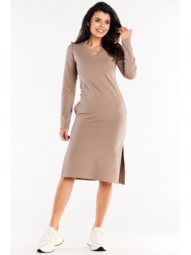 Infinite You Woman's Dress M313 Latte