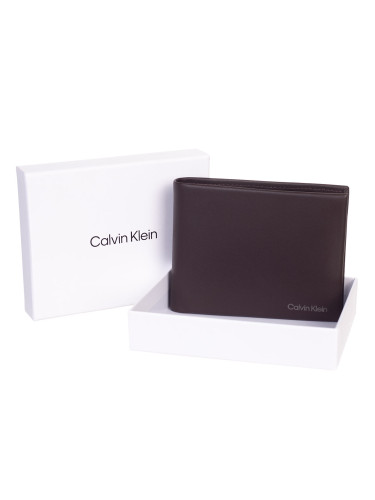 CALVIN KLEIN MEN'S WALLET BROWN